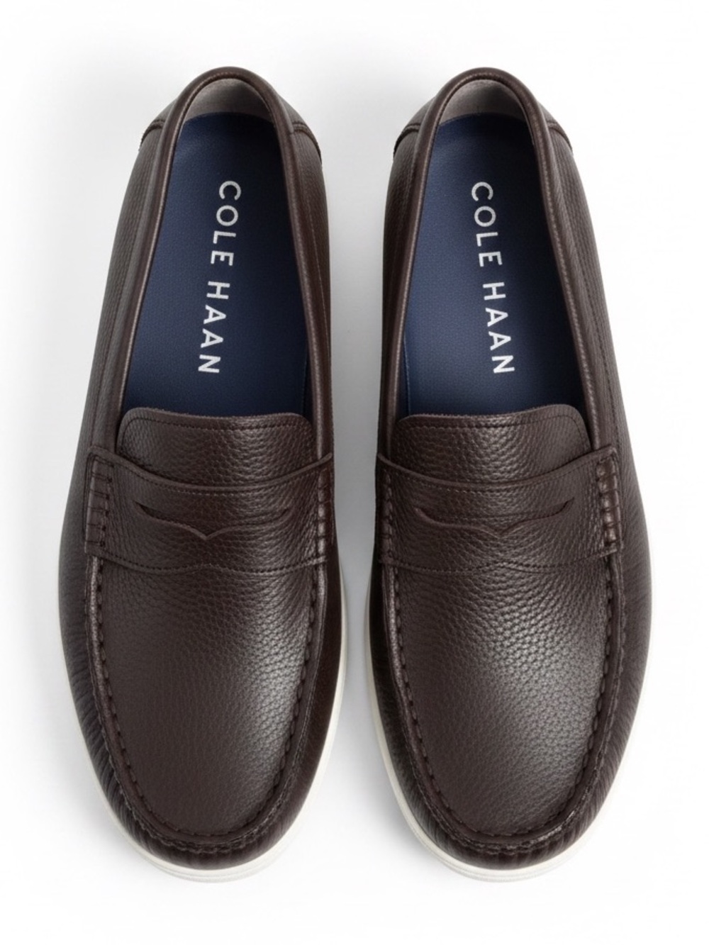 Cole Haan Leather Penny Loafers Slip On Casual Preppy Comfort Shoes Brown Size 9